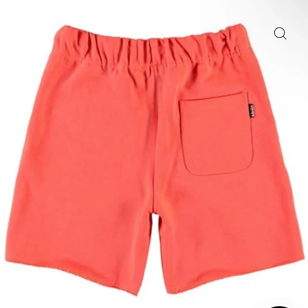 Kids Coral Shorts by Molo. Neon